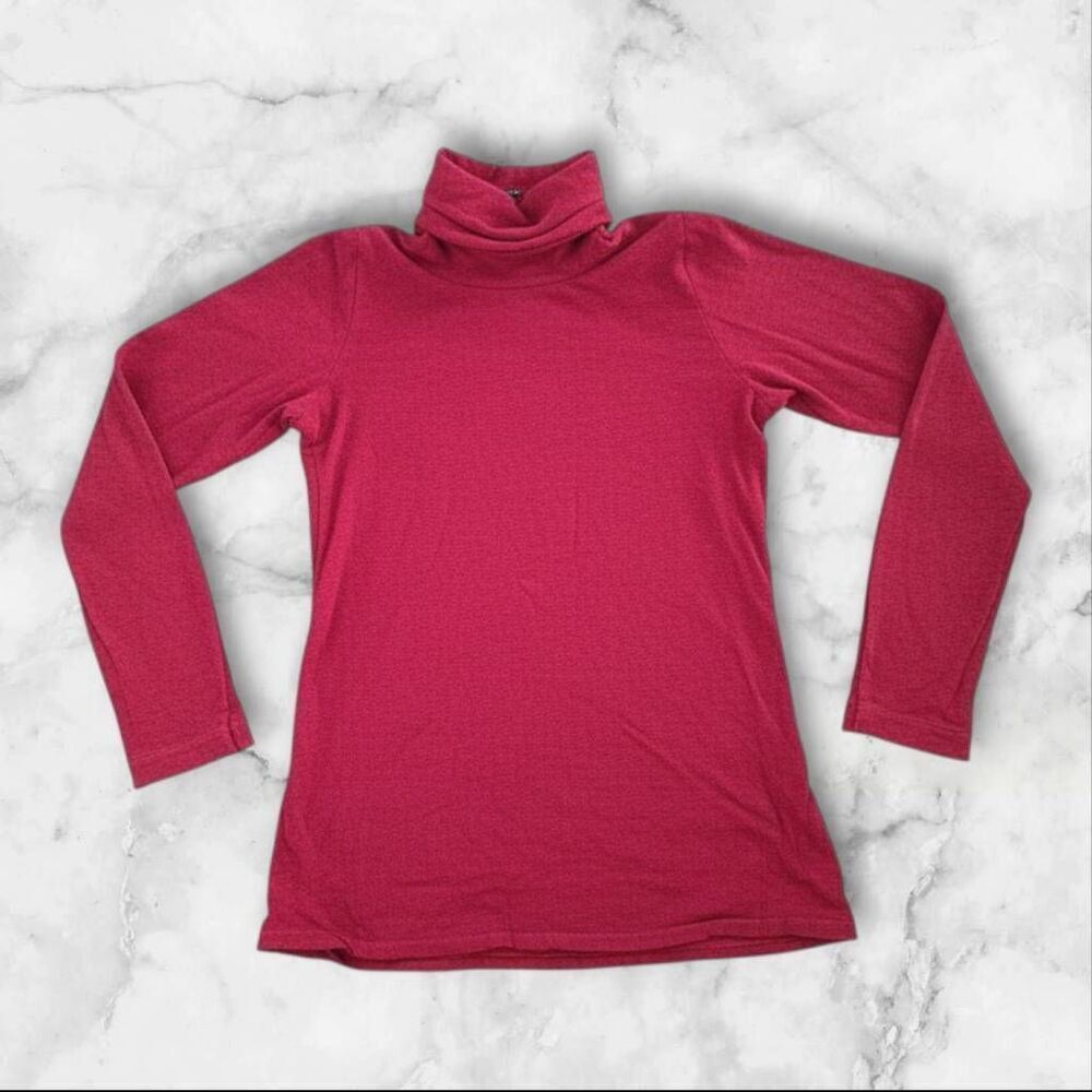 J. Crew Red XS Long Sleeve Turtleneck
